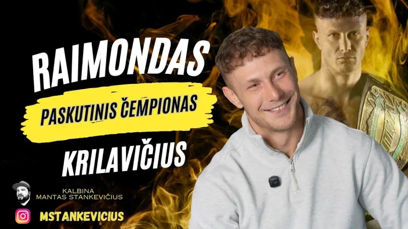 Raimondas Krilavičius: diržas liko spintoje, o MMA sugrįžimas palauks