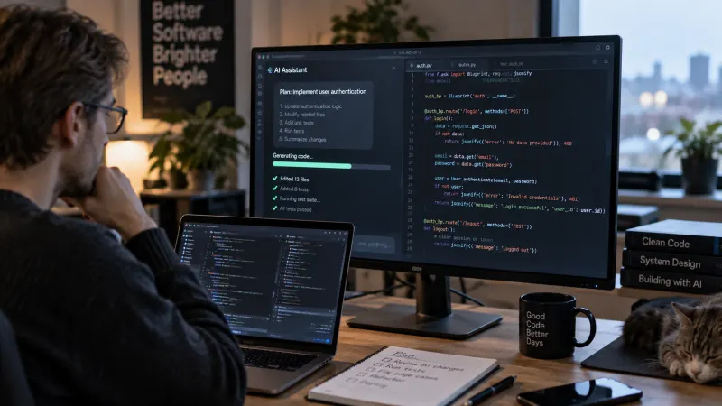AI koduoja vis daugiau – kaip tai keičia programuotojų darbą